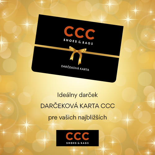 Darčeková karta CCC, skvelý darček, čo poteší každého!