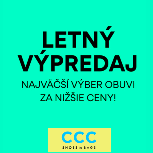 VEĽKÝ LETNÝ VÝPREDAJ V CCC