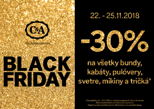 V C&A sa už od zajtra oblečiete s 30% zľavou👍👏🥳