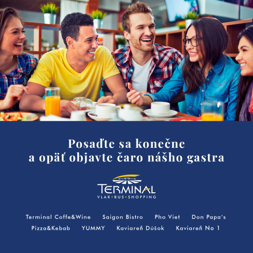 Foodcourt a gastro prevádzky otvorené!