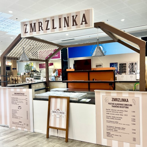 NOVINKA “ZMRZLINKA” vo vnútornej pasáži!