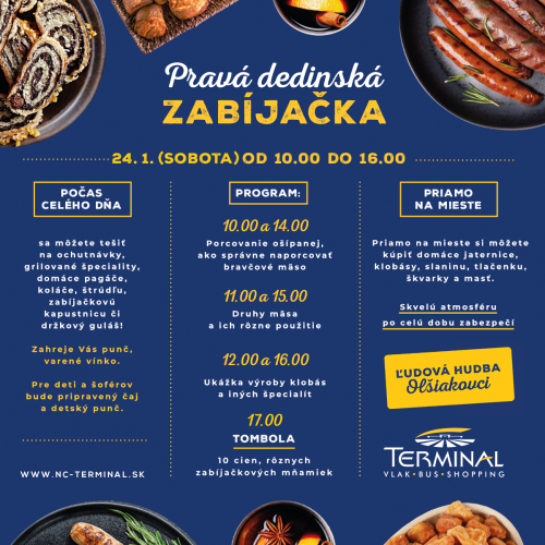 Zabíjačka v Terminali 24.1.2026!