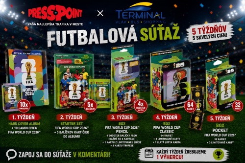 Futbalová súťaž! 5 týždňov skvelých cien!