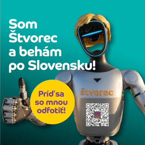 Štvorec robot v našom centre!